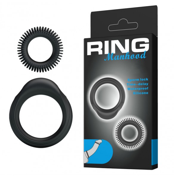 BAILE Male Delay Cock Rings Set A